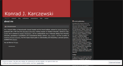 Desktop Screenshot of konradjkarczewski.com